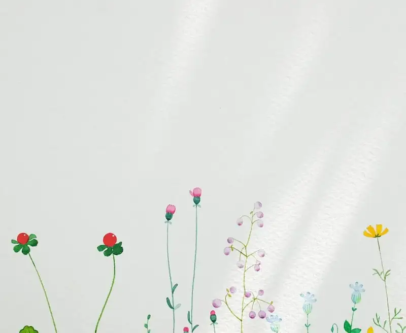 식물,꽃,보태니컬,수채화,수채화그림