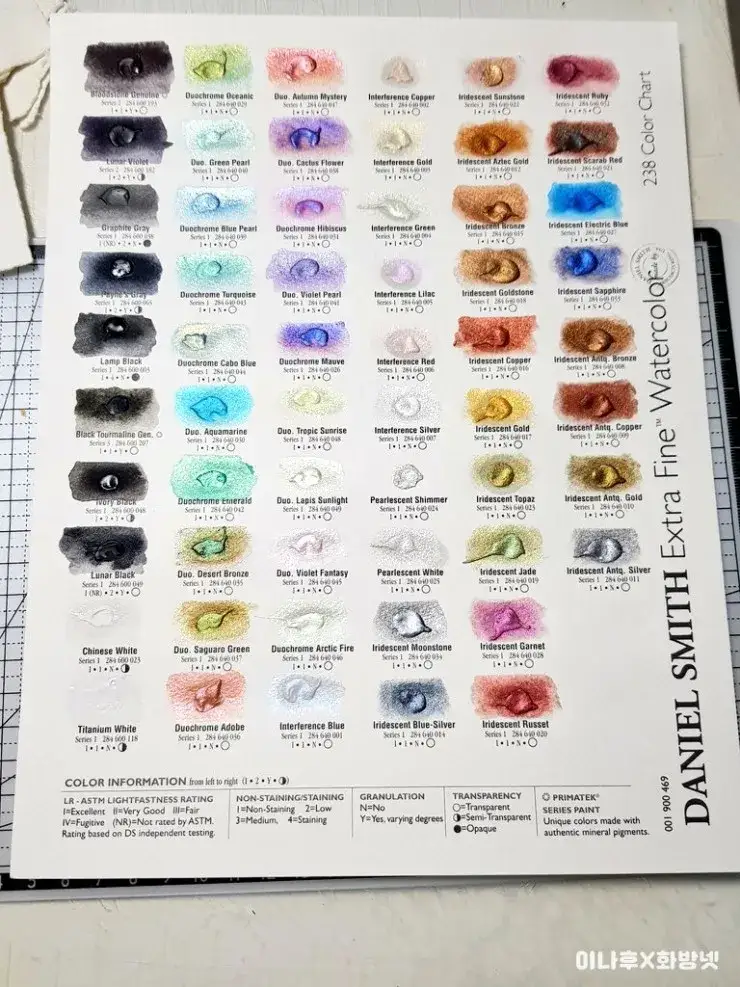 다니엘스미스도트카드,다니엘스미스닷카드,다니엘스미스수채화도트카드