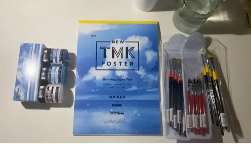 뮤즈포스터패드,니카포스터패드,니카포스터물감,뮤즈드로잉패드,과슈종이,포스터종이
