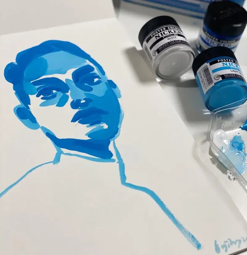 고지티브,포스터칼라,니카,니카전문가용포스터칼라3색세트,니카포스터패드,포스터칼라패드,포스터컬러,anb세필붓,세필붓,사선붓,구성붓,뮤즈포스터패드