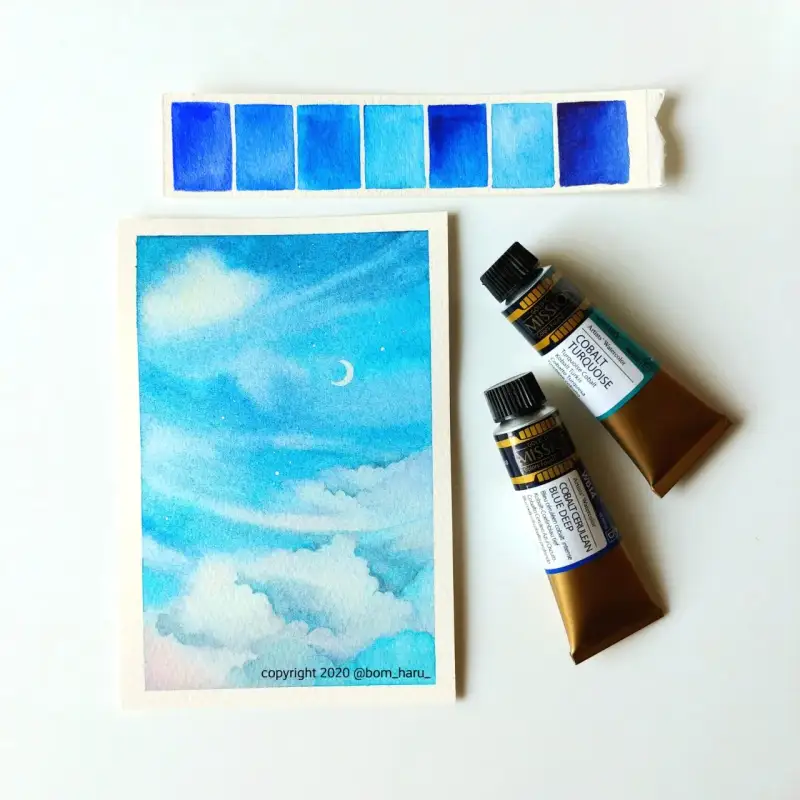 미젤로미션골드퓨어피그먼트,미젤로전문가용수채화물감,미션전문가용수채화물감