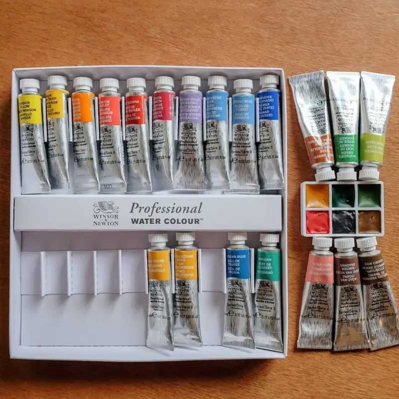 윈저앤뉴튼프로패셔널수채화물감,윈저앤뉴튼물감,수채화물감,수채화물감세트,윈저앤뉴튼수채화물감세트