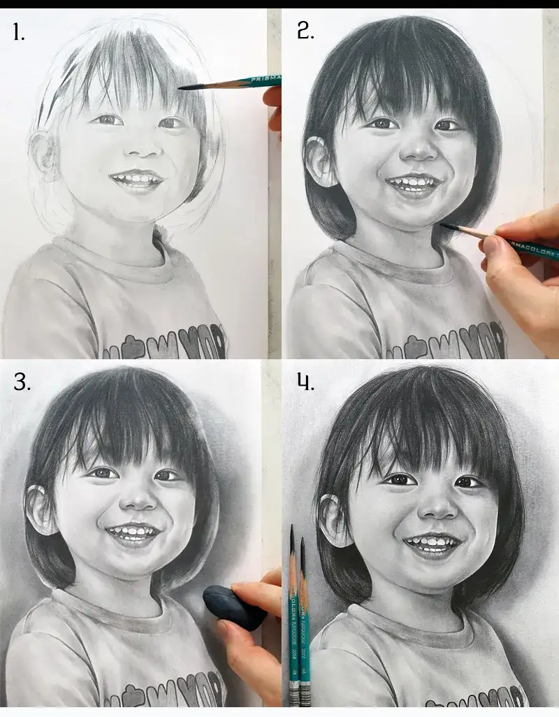 인물소묘,소묘,인물화,연필소묘,연필,인물단계,단계,스케치,초벌,완성