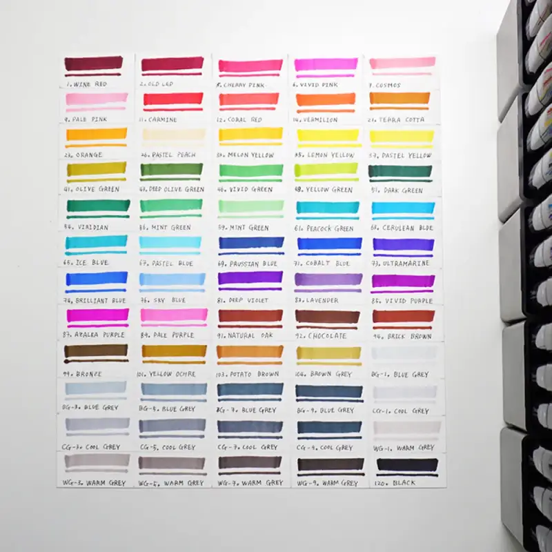 신한,신한마카,신한뉴터치트윈마카,신한트윈마카,색상표,컬러차트