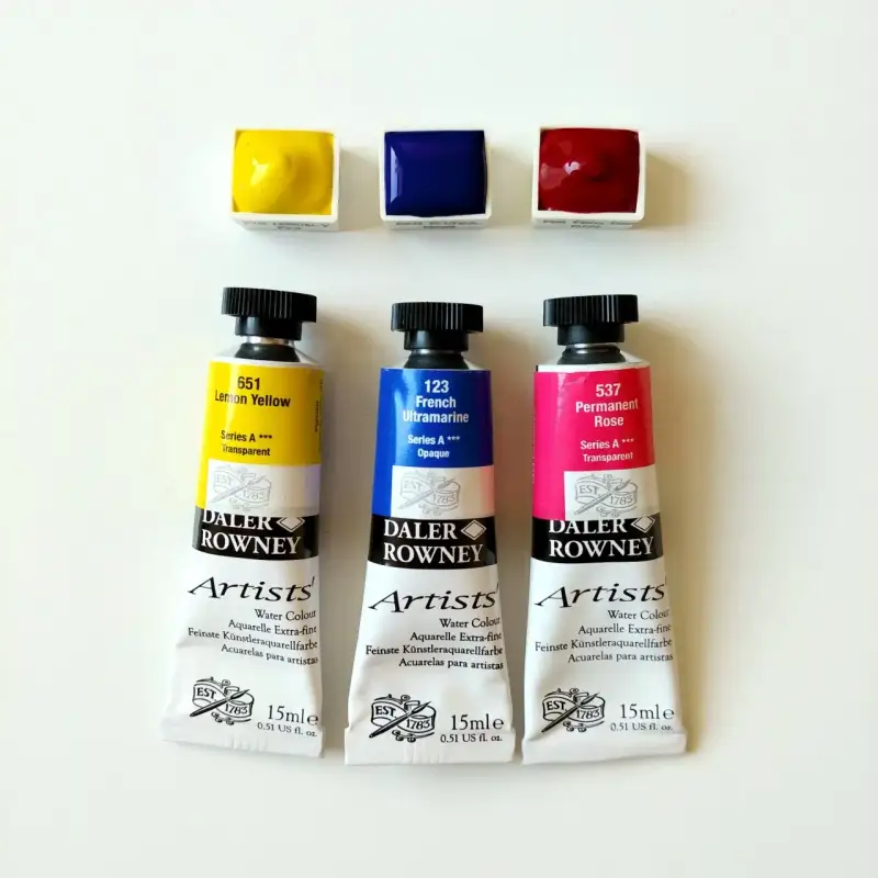 달러로니최고급수채화물감awc