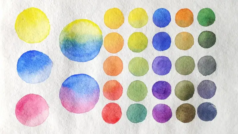 달러로니최고급수채화물감awc