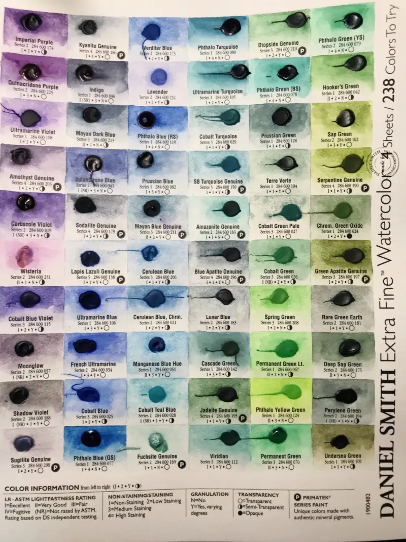 다니엘스미스,다니엘스미스수채화,다니엘스미스수채화도트카드,다니엘스미스도트카드,수채화도트카드