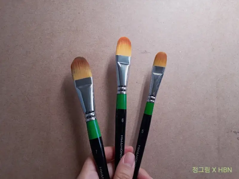 화홍둥근붓,화홍수채화붓