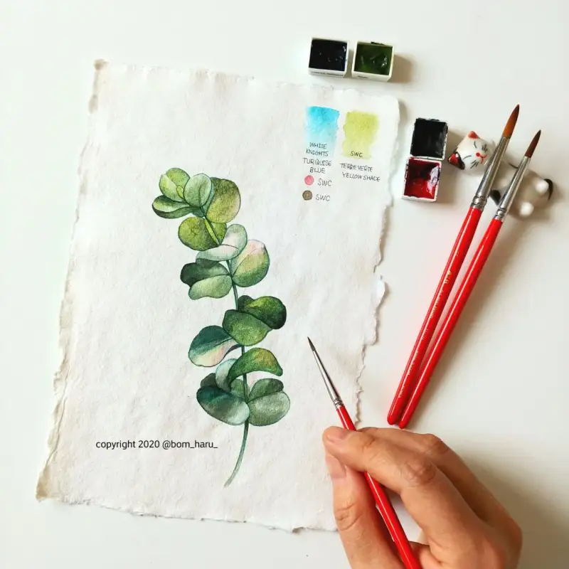 anb102r세필붓,화이트나이츠수채고체물감,네브스카야수채화고체물감