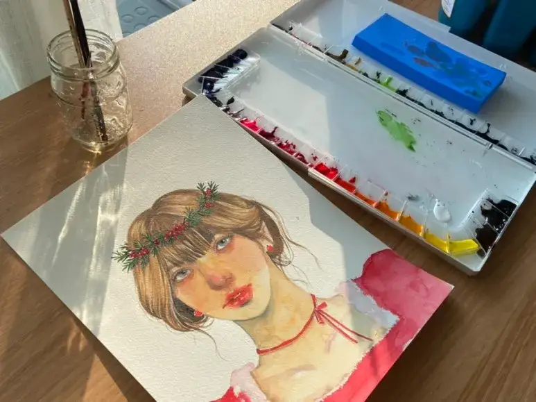 미젤로미션골드,골드미션물감,미션수채화물감