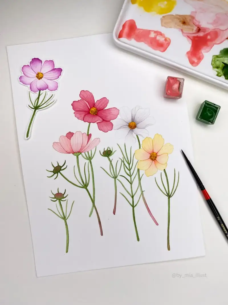 미젤로골드미션,미젤로미션골드,미션골드수채화물감,골드미션전문가용