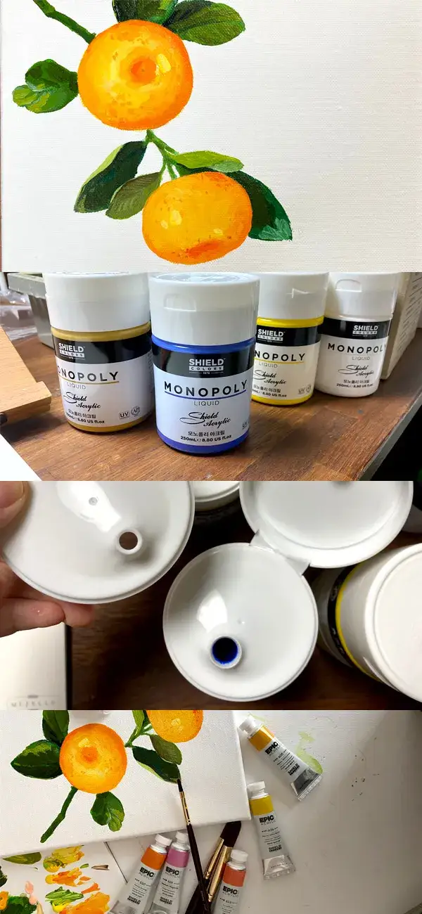 쉴드,쉴드에픽,쉴드모노폴리,모노폴리아크릴물감,에픽아크릴물감