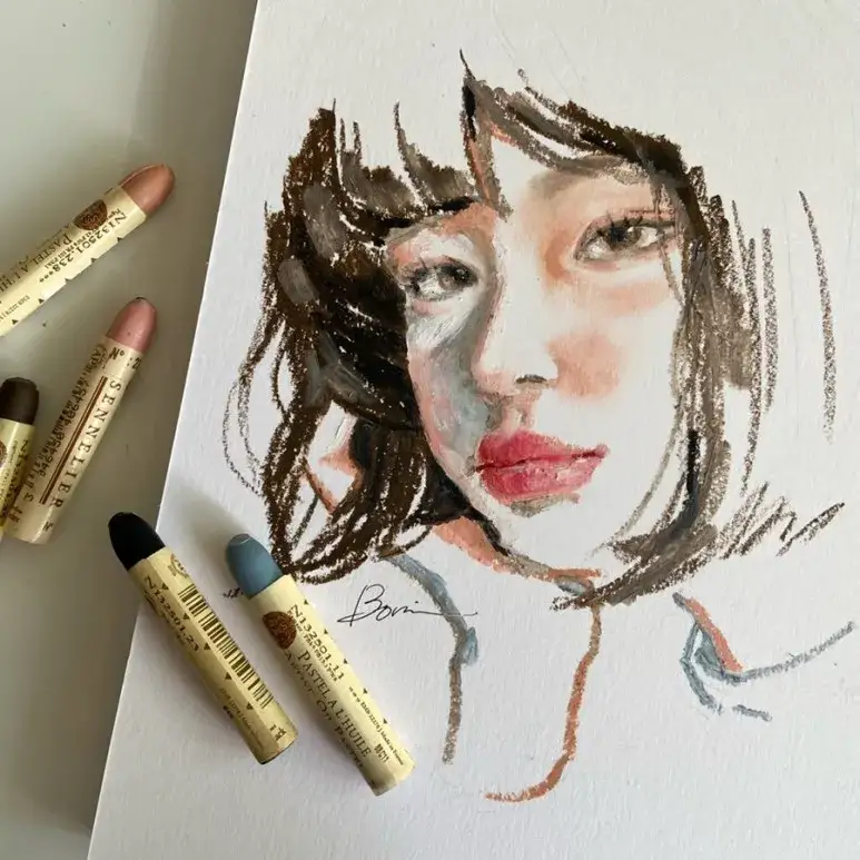 시넬리에오일파스텔,오일파스텔,오일파스텔낱색