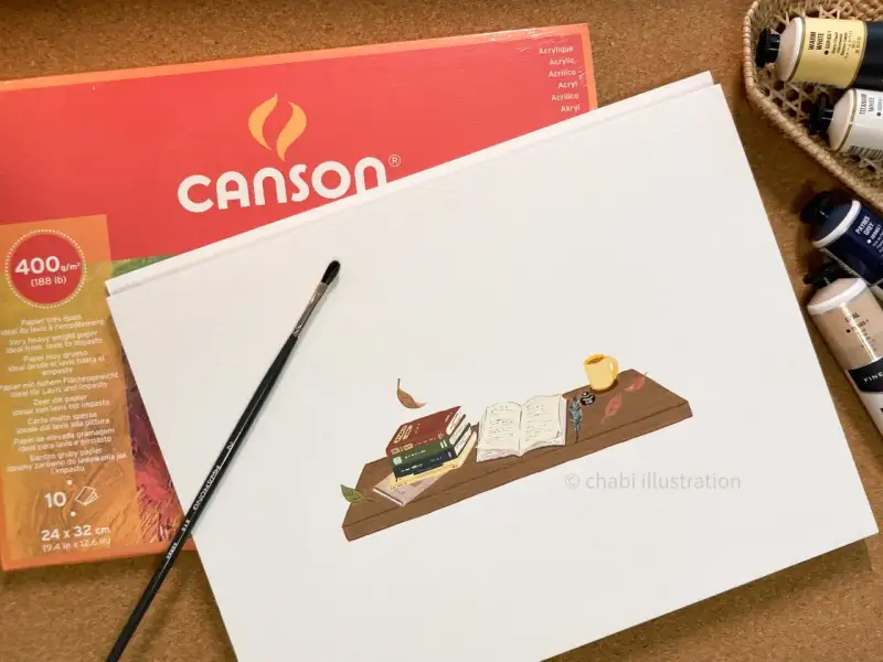 캔손아크릴패드,화홍815,화홍아크릴붓,조소냐아크릴,과슈물감