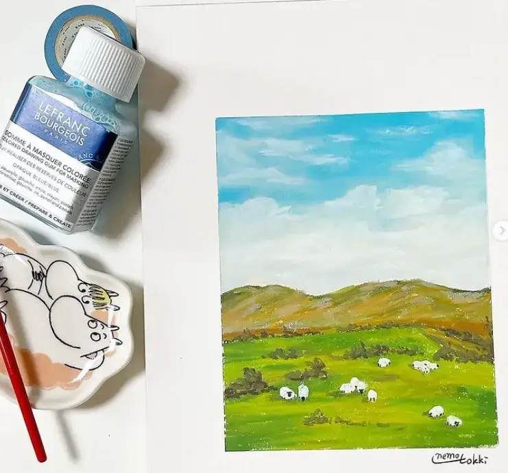 르프랑마스킹액,까렌다쉬네오파스텔오일파스텔