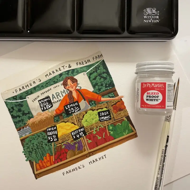 윈저앤뉴튼프로패셔널고체물감,쿰메모리팁브러쉬세필붓