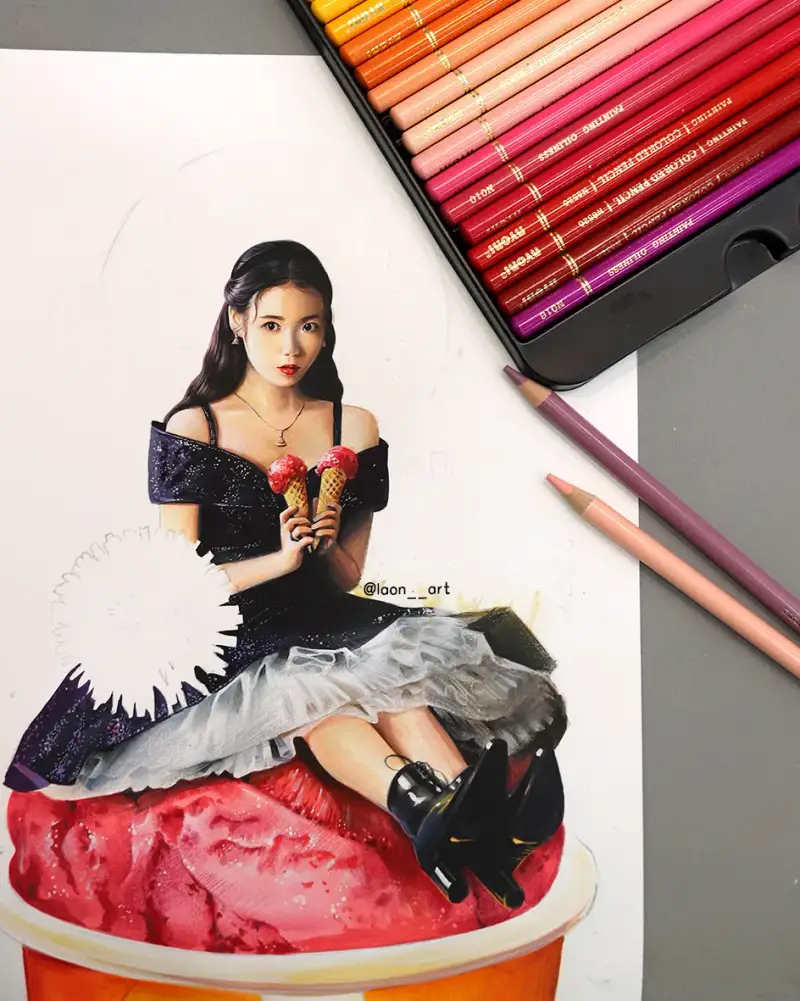 니오니유성색연필