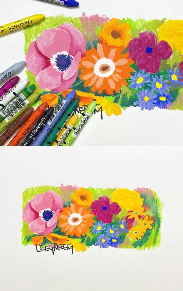 까렌다쉬수성크레용,네오칼라2수성크레용