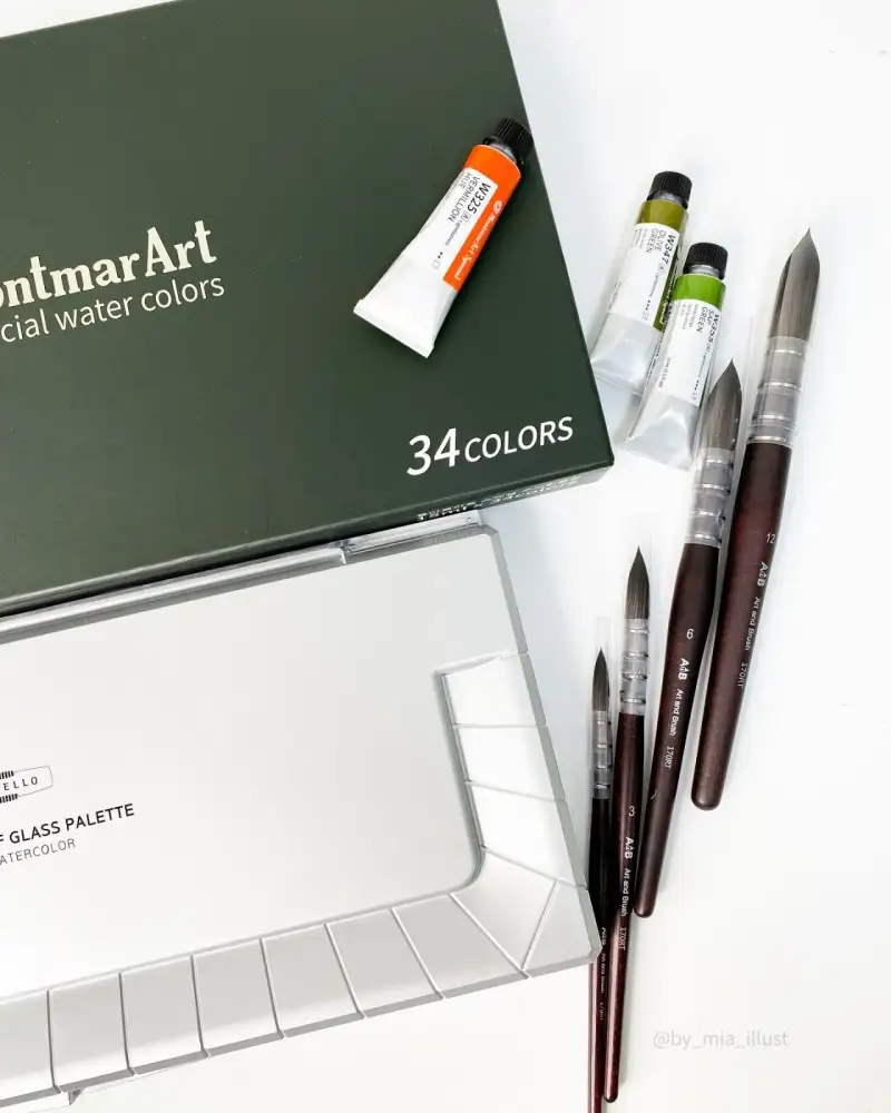 몽마르아트수채화물감,몽마르아트물감,몽마르수채화물감,수채화물감세트