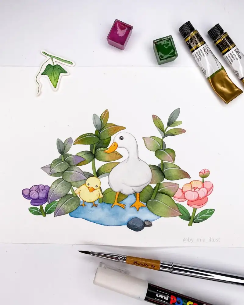 미젤로골드미션,미젤로미션골드수채화물감,유니포스카마카