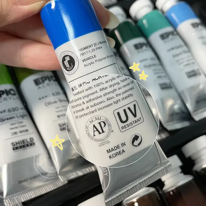 쉴드에픽,에픽아크릴물감