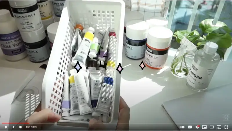 쉴드아크릴물감,모노폴리아크릴물감,쉴드리타더,아크릴리타더