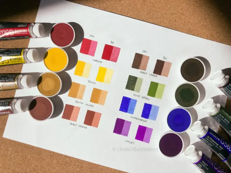 홀베인수채화물감케이크컬러세트,홀베인아티스트수채화과슈