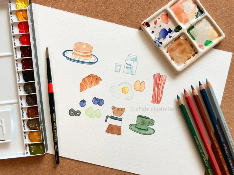 바바라80rs세필붓,바바라수채화붓,까렌다쉬파블로유성색연필