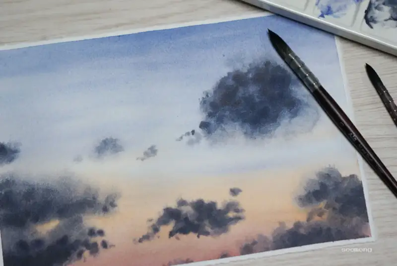 워터포드산도스지,수채화전용지,anb170rt고급수채화붓,anb몹브러쉬청설모털붓