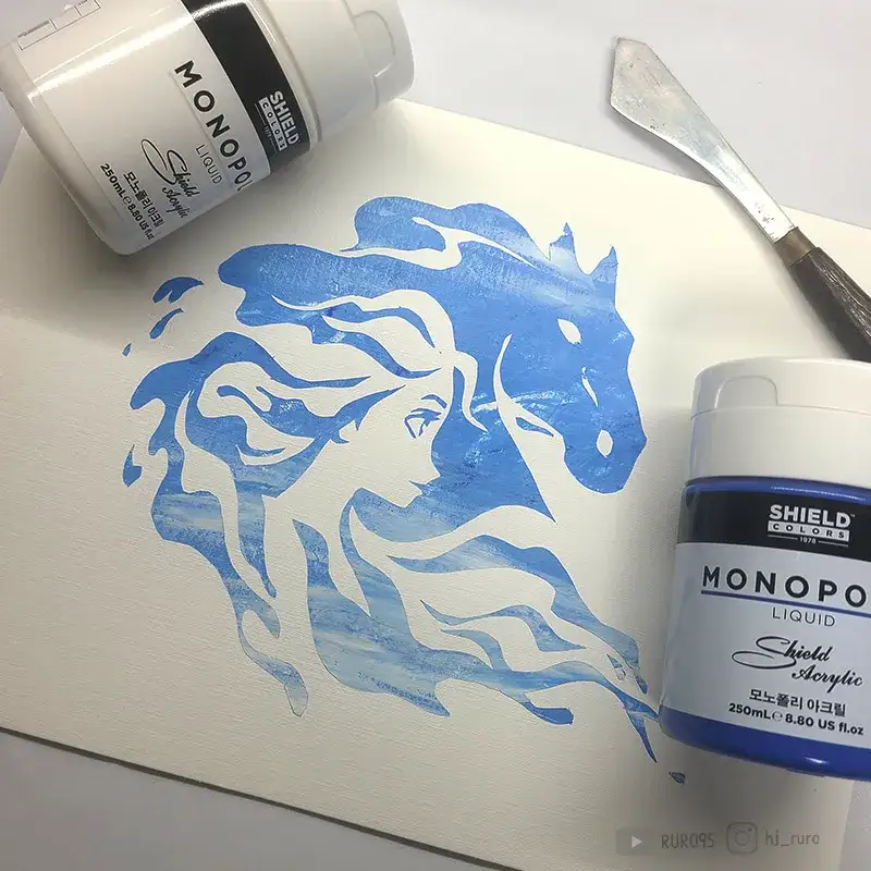 모노폴리,모노폴리아크릴,모노폴리아크릴물감,아크릴물감,모노폴리리뷰,아크릴물감리뷰