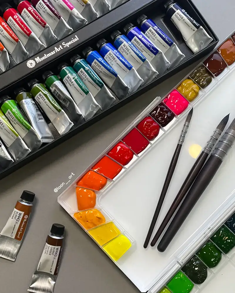 몽마르아트수채화물감,몽마르아트물감