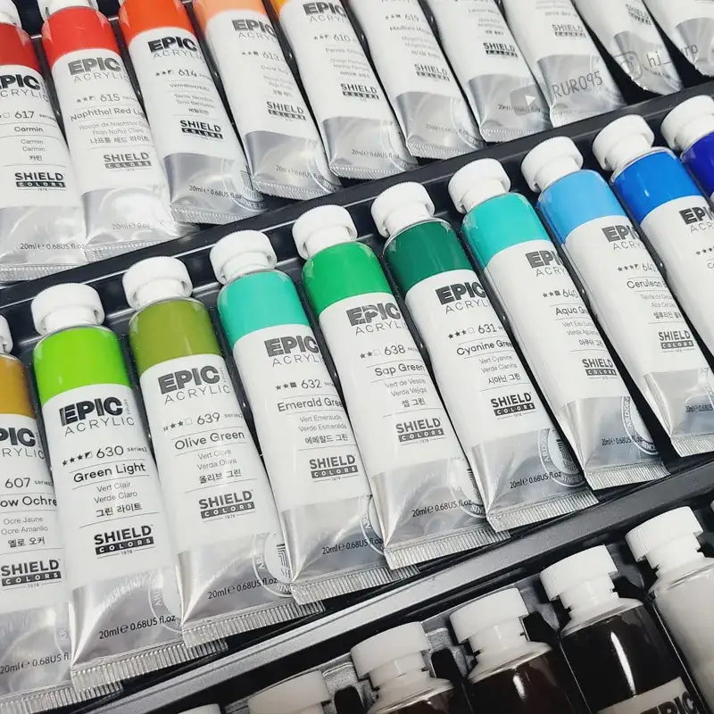 에픽,에픽아크릴물감,아크릴물감,에픽아크릴,아크릴물감리뷰,에픽리뷰