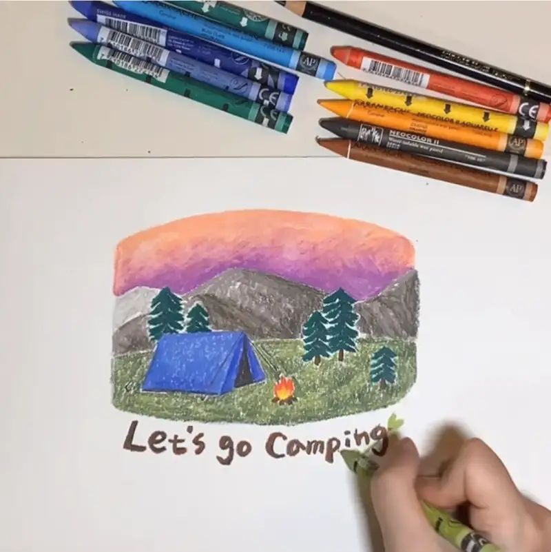 까렌다쉬네오칼라2수성크레용