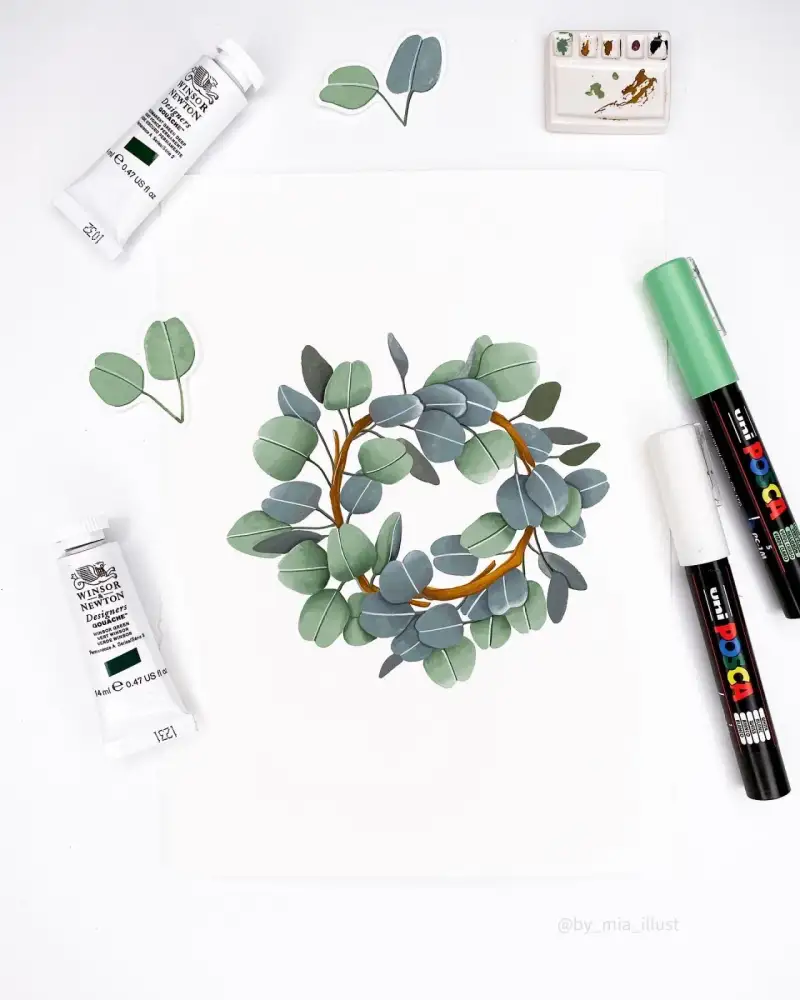 윈저앤뉴튼과슈,유니포스카마카