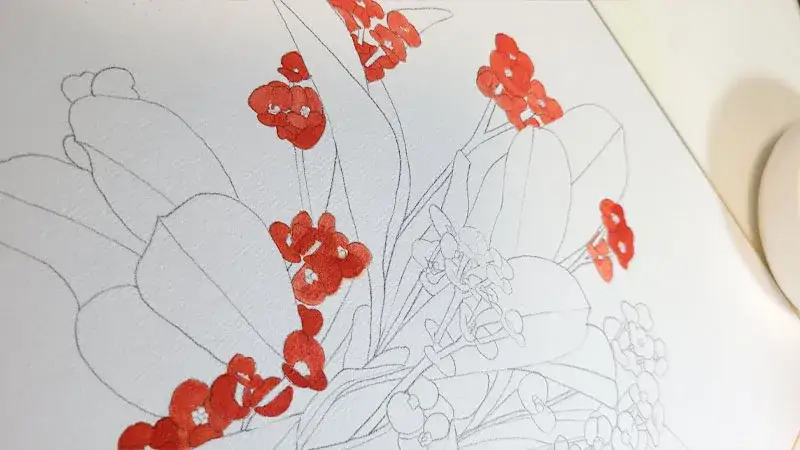 길상분채물감,길상분채