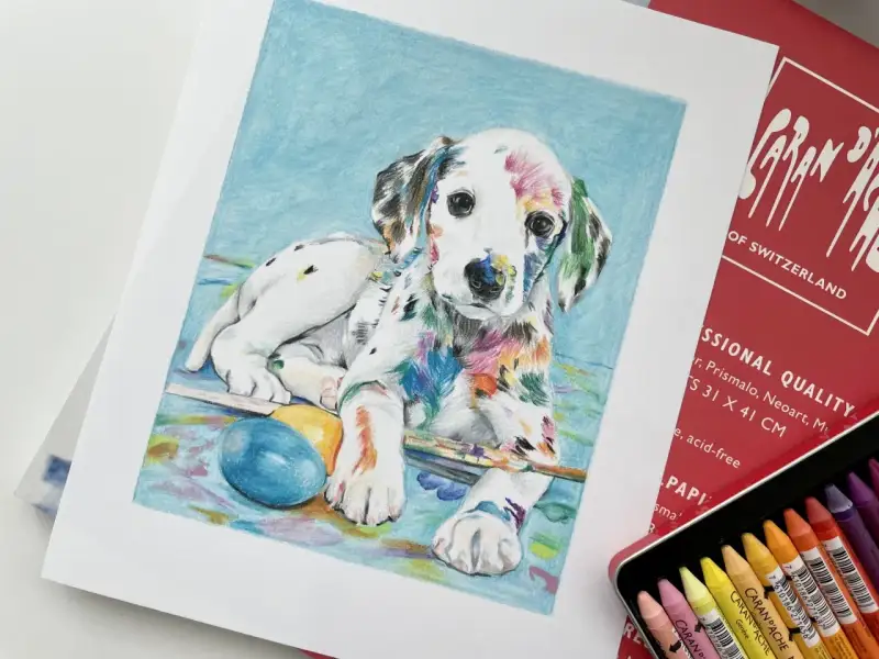 까렌다쉬네오칼라2수성크레용,까렌다쉬전문가용네오컬러2수성크레용,까렌다쉬수채화전용지