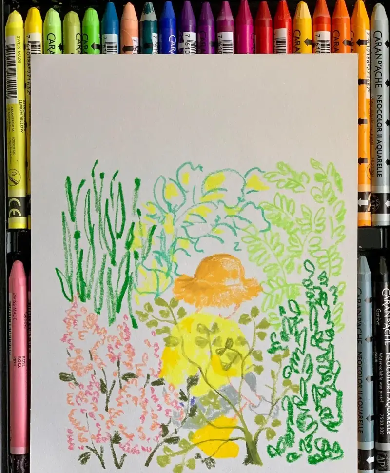 까렌다쉬수채크레용,네오칼라2수채크레용