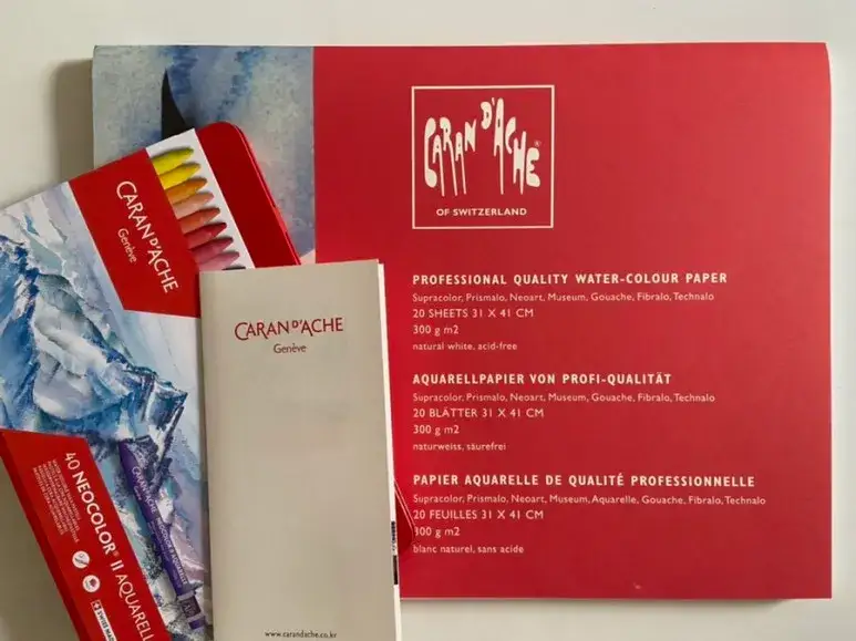 까렌다쉬,까렌다쉬수채화전용지,까렌다쉬네오칼라2,수성크레용