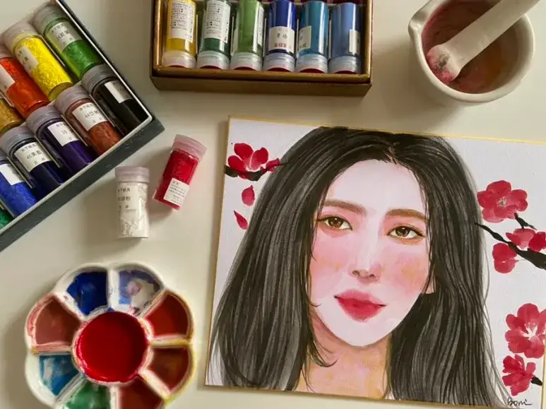 길상분채,길상석채,길상물감,동양화물감