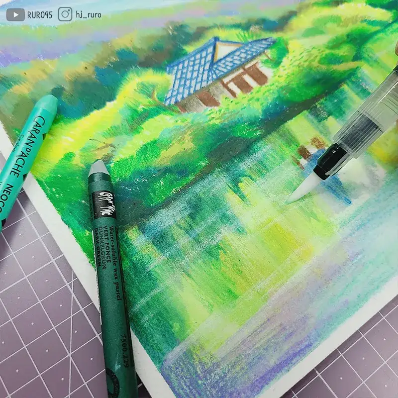 까렌다쉬크레용,네오칼라네오칼라2,네오칼라2,수성크레용,네오칼라,네오칼라수채화,수채화전용지