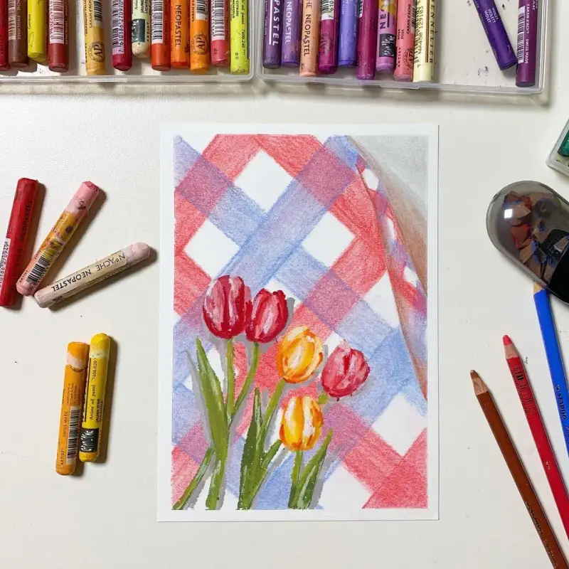 까렌디쉬네오파스텔오일파스텔,스타빌로카보오델로콘테겸용연필파스텔