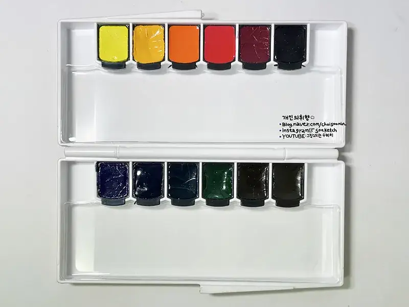 미젤로미션실버,미젤로고체물감,미젤로수채고체물감
