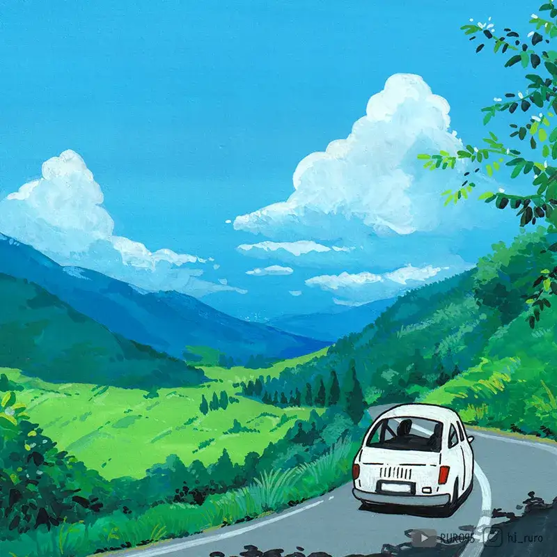 니카포스터칼라,니카,니카포스터물감,포스터물감리뷰,풍경그림,뮤즈포스터패드,뮤즈드로잉패드,뮤즈과슈종이