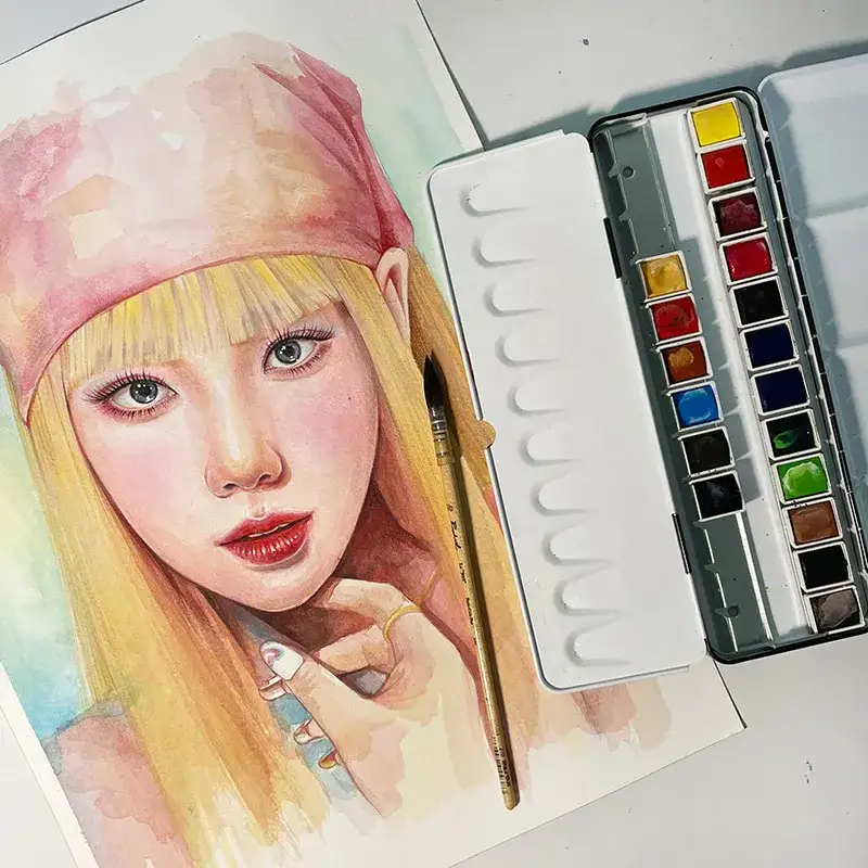 시넬리에수채물감,시넬리에수채고체물감,시넬리에전문가용물감