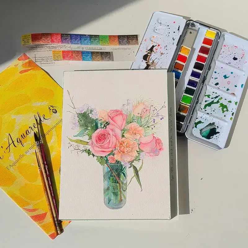 시넬리에고체물감,고체수채물감,시넬리에물감