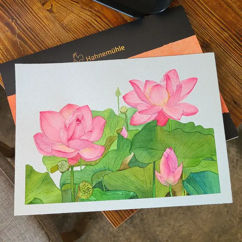 하네뮬레,하네뮬레수채패드,전문가용수채종이