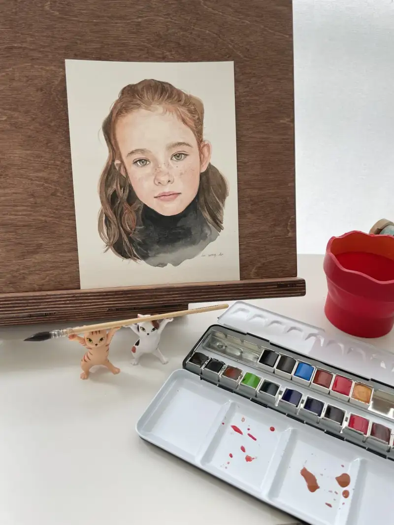 시넬리에전문가용수채고체물감메탈박스세트,라파엘803수채화붓,라파엘몹브러쉬,파버카스텔클릭앤고물통