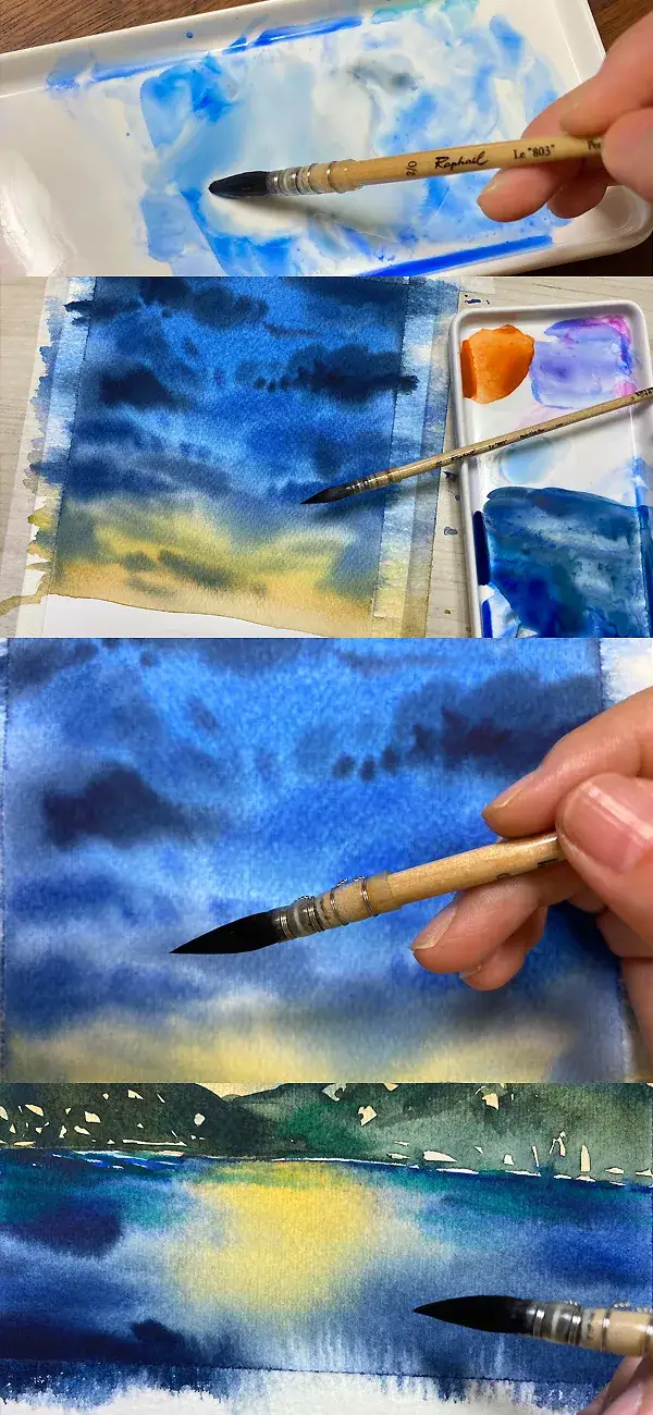 라파엘붓,라파엘803,라파엘다람쥐털붓,라파엘수채화붓