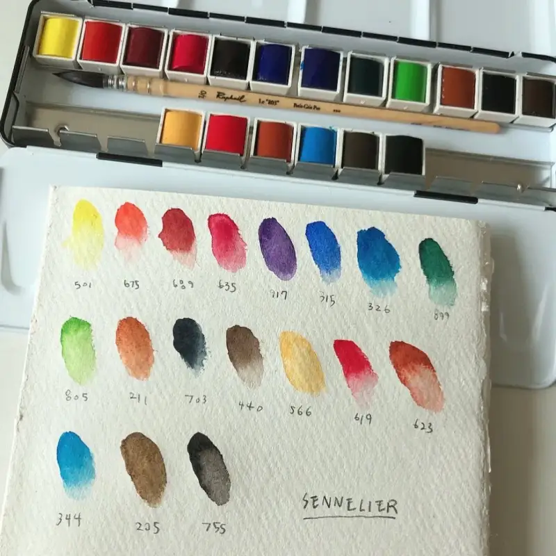 시넬리에고체물감,시넬리에수채고체물감,시넬리에고체물감메탈박스