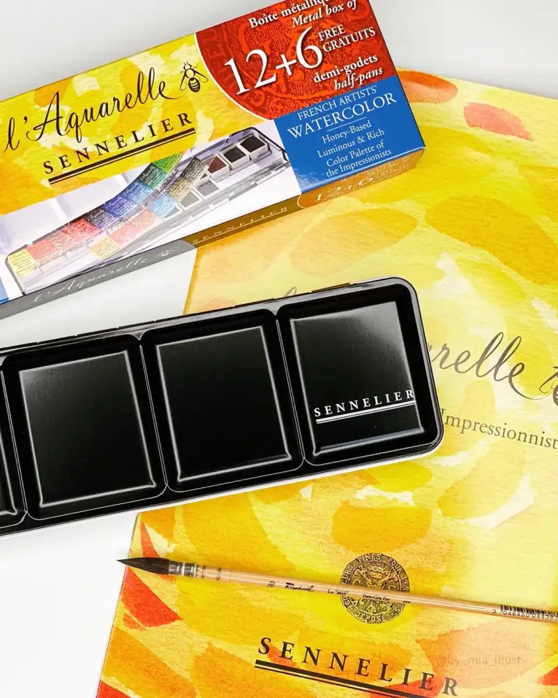 시넬리에수채물감,시넬리에고체물감,시넬리에전문가용수채고체물감